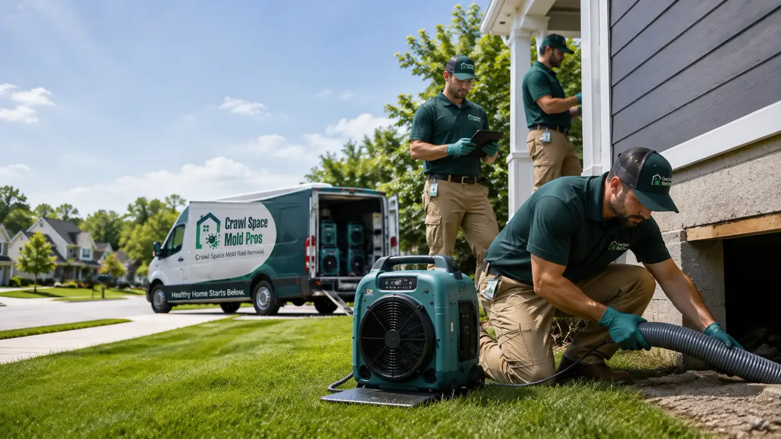 Crawl Space Mold Removal in Center Barnstead, NH
